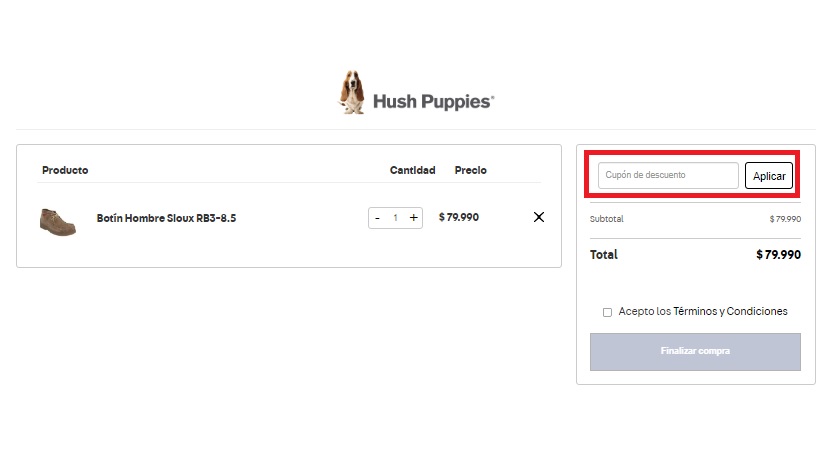 Descuento Cupón descuento Hush Puppies