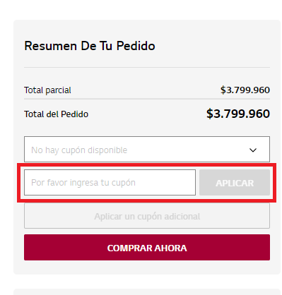 Descuento Cupón LG Chile